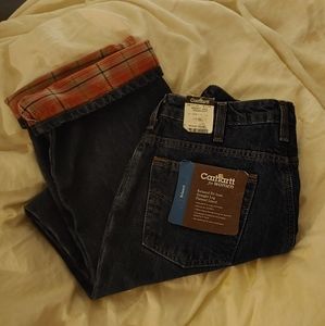 ⛄NWT⛄ Carhartt sz 8 flannel lined jeans